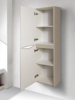 Шкаф-колонна BelBagno подвесной левосторонний 40x150см Bianco Lucido FLY-MARINO-1500-2A-SC-BL-P-L