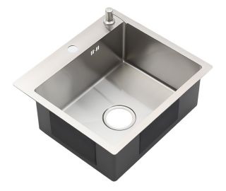 Мойка R5045H Melana ProfLine 3,0/200 сатин в комплекте с дозатором