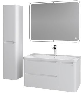 Тумба подвесная под раковину Grossman Адель 109003 90см белый