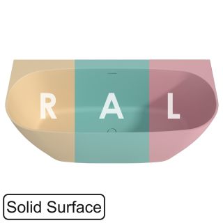 Ванна из искусственного камня WHITECROSS Make 0219.170080.2XXXX 170x80 см RAL мат