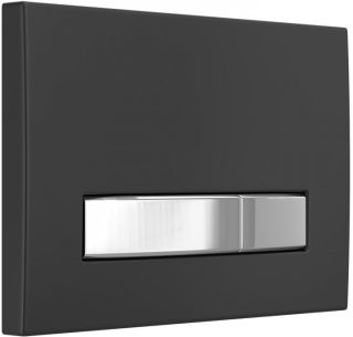 Инсталляция для унитаза Berges АТОМ Line 410 кнопка soft touch чёрный/хром глянец 040342