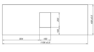 Столешница под раковину Allen Brau Priority 120 1.31012.DG-S Пепел структ