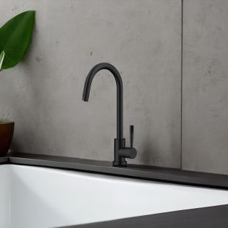 Смеситель для кухни Raiber Graceful RPB-012 чёрный матовый