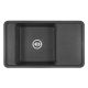 Мойка кухонная Акватон Беллис 87см графит 1A724832BS210