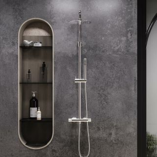 Душевая стойка Damixa Scandinavian Pure 936800000 с термостатом Хром