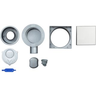 Душевой трап Logan L005-150 с решеткой Нержавеющая сталь под плитку