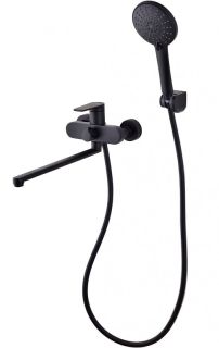 Смеситель для ванны DQ Bayern.F?rth DA1523305 чёрный матовый