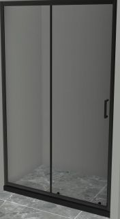 Душевая дверь BelBagno Uno 140см чёрный UNO-195-BF-1-140-C-NERO