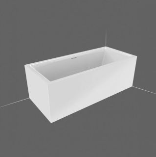 Акриловая ванна Riho Still Square Fall Plug and Play B100060005 R заполнение через перелив 170х75см белый