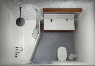 Акриловая ванна Riho Rethink Space Fall Plug and Play B111009005 R заполнение через перелив 160х75см белый