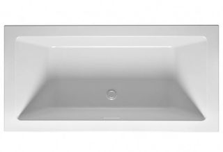 Акриловая ванна Riho Rethink Cubic Fall Plug and Play B104023005 L заполнение через перелив 160х70см белый