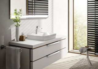 Раковина Serel Rita RT30TXS110H для установки в столешницу 59см белый