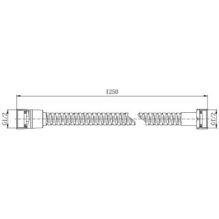 Душевой шланг Aquatek AQ2100CR Хром