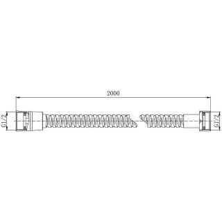 Душевой шланг Aquatek AQ2102CR Хром