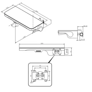 Смеситель встраиваемый для раковины Am.Pm Func  F8F72700 хром