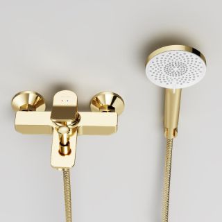 Смеситель для ванны и душа Am.Pm X-Joy F85A15099 золото