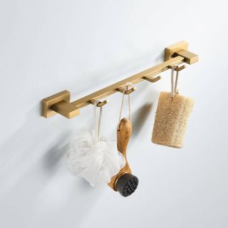 Планка с крючками Shevanik SG5641G золотой сатин