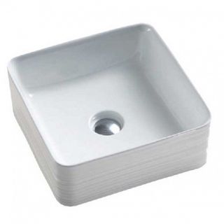 Раковина накладная BelBagno 40см белая BB1421