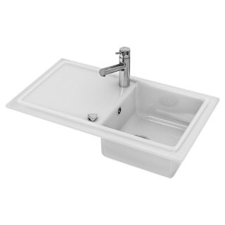 Мойка кухонная Duravit Cassia 7513860000 белая 86 см