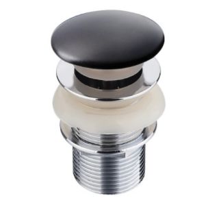 Донный клапан Melana MLN-330300MB без перелива чёрный матовый