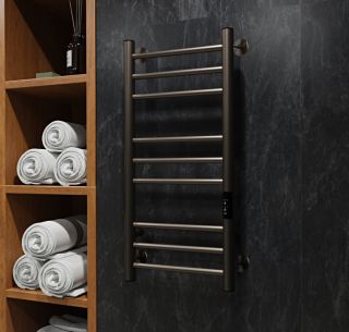 Полотенцесушитель электрический Indigo Line Trinity LСLTE70-30GNSRt 70x30 см оружейная сталь