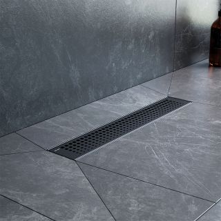 Душевой лоток AM.PM MasterFlow 40 W01SC-P11-040-01BM с Черной матовой решеткой Cut Gradient