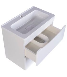 Тумба под раковину Style Line Бергамо СС-00002316 мини 60 Люкс антискрейтч Plus 60 см