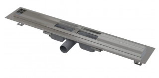 Душевой лоток AlcaPlast Low с порогами для перфорированной решетки 65см хром APZ101-650