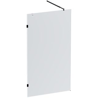 Душевая перегородка AM.PM X-Joy 110 W94UWI-110-F1-BTE профиль Черный матовый стекло прозрачное