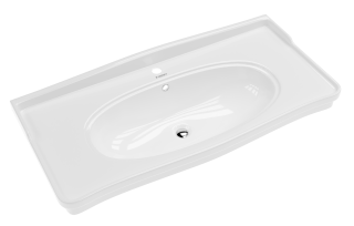 Мебельная раковина Kirovit Модерн 4640021063583 105см белый