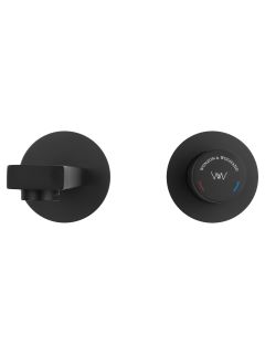 Встраиваемый смеситель для раковины Wonzon & Woghand WW-105-MB чёрный матовый