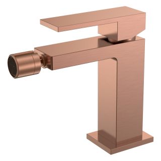 Смеситель для биде Boheme Qubic 476-CB брашированная медь