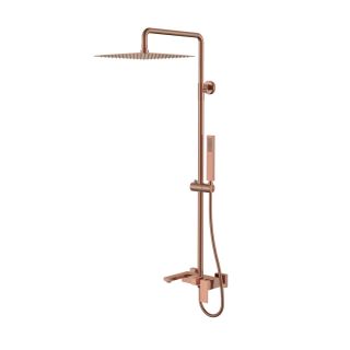Душевая стойка Boheme Qubic 478-CB брашированная медь