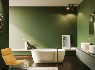 Ванна из искусственного камня Riho Oval B152001105 175x80см белый