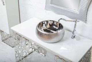 Консоль Armadi Art Aura 110см хром 891-CR