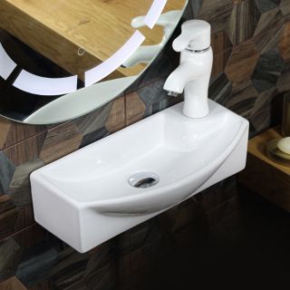 Подвесная раковина Melana 7946L-805 45см белый