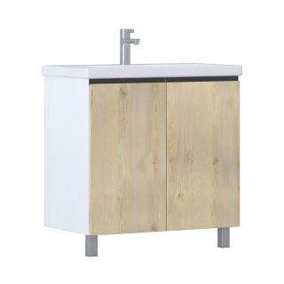 Тумба под раковину напольная Vigo Yuma 347 80 см поставляется в разобранном виде дуб давос