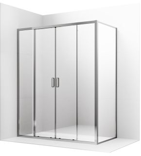 Душевой уголок Ambassador Forsa 17021107AX-90AX 120x90см хром/прозрачное