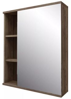 Шкаф-зеркало Grossman Форта 2060032 60см тёмный дуб