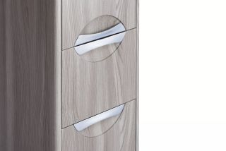 Шкаф-колонна Акватон Сильва левый дуб фьорд 1A215603SIW6L