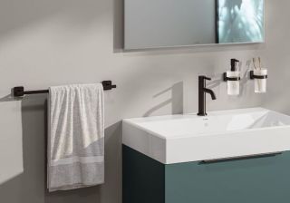 Полотенцедержатель Kludi Vela S 2597939 60 см чёрный матовый