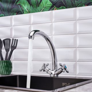 Смеситель для кухни BOOU BA5318-1F-SE020-B702 хром