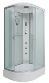 Душевая кабина Niagara NG-33294-14RF с гидромассажем 120x90см серебро/матовое