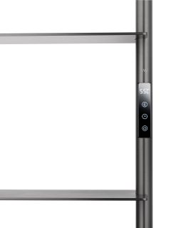 Полотенцесушитель электрический Wonzon & Woghand D?sseldorf WW-A205-GM 47x162 см тёмный графит