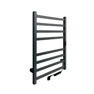 Полотенцесушитель электрический Indigo Oktava Slim 3 LСLOKS3E80-50GNSRt 80x50 см оружейная сталь