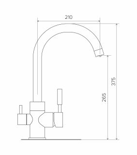 Смеситель для кухни Tolero Элара дуо сафари 627758