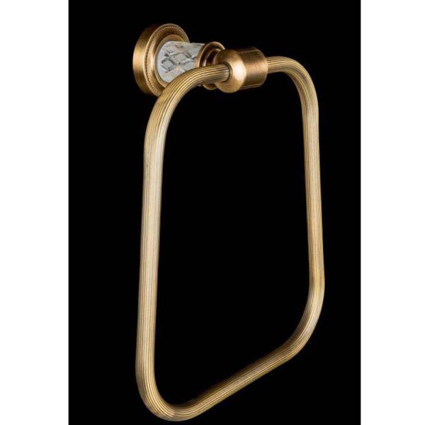 Полотенцедержатель Boheme Murano Crystal бронза 10905-CRST-BR