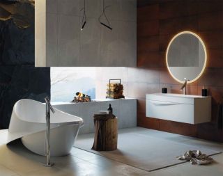 Подвесная тумба под раковину Clarberg Papyrus PAP0110 100см белый