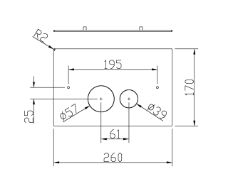 Кнопка смыва Boheme 648-BR бронза
