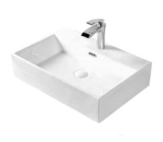 Раковина накладная BelBagno 51см белая BB1340